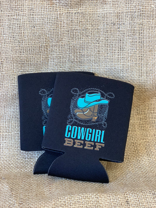 Cowgirl Beef Koozie
