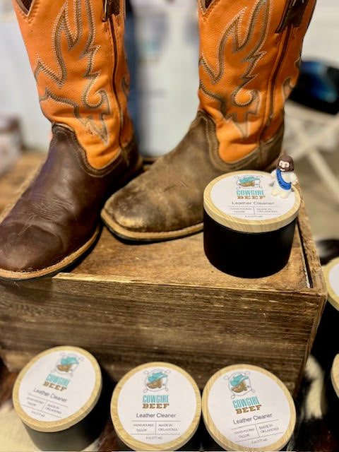 Tallow Leather Cleaner: 100% Natural & EASY to apply!