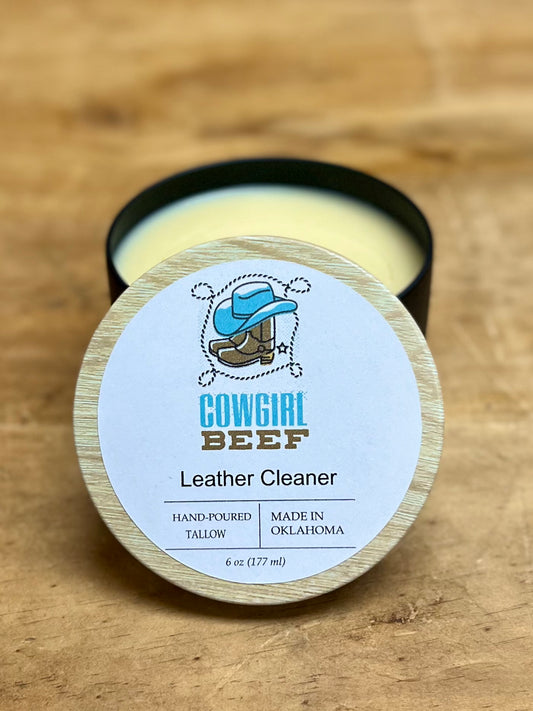 Tallow Leather Cleaner: 100% Natural & EASY to apply!