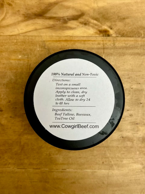 Tallow Leather Cleaner: 100% Natural & EASY to apply!